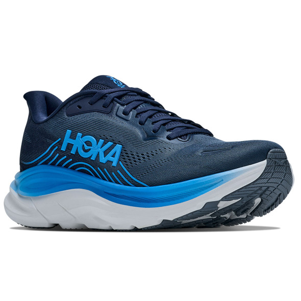 HOKA Men's Clifton 11 Wide Varsity Navy/Faded Navy Running Shoes