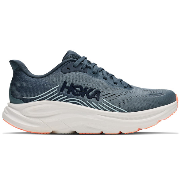 HOKA Women's Clifton 11 Wide Faded Navy/Glimmering Blue Running Shoes