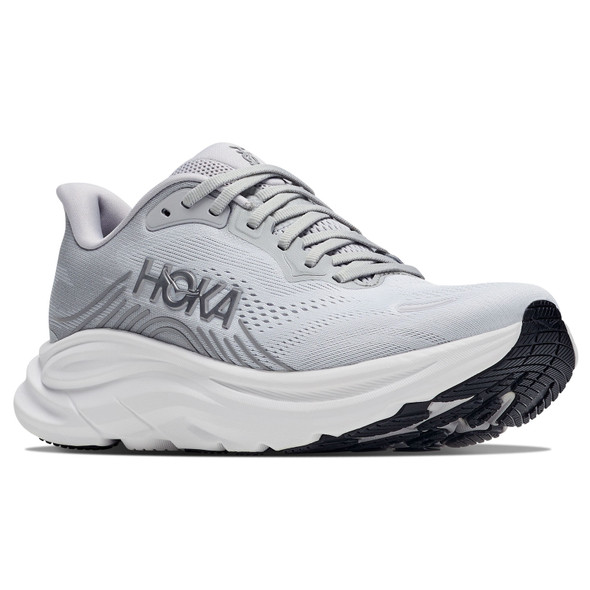 HOKA Women's Clifton 11 Wide Stardust/Silver Running Shoes