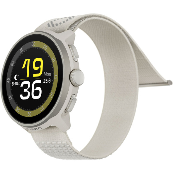 SUUNTO Run Frost Gray Textile Strap GPS Sports Watch (SS051110000)