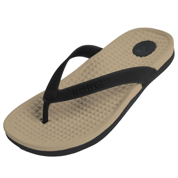 Flax Tan/Jiffy Black