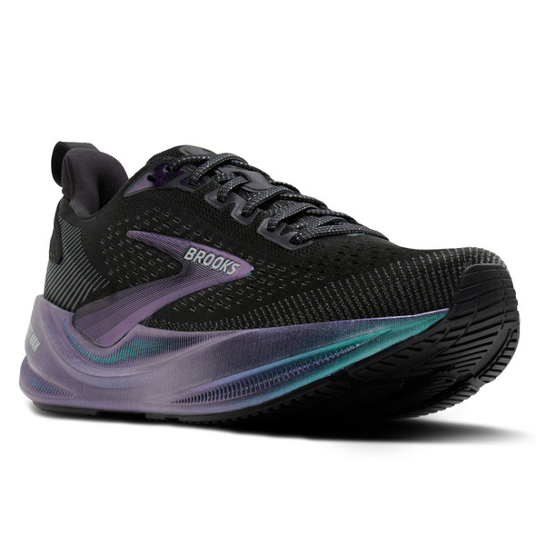 BROOKS Men's Ghost Max 4 Limited Edition Black/Silver/Chameleon Running Shoes