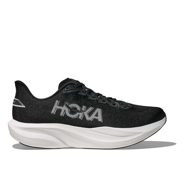 HOKA Women's Mach 6 Black/White Running Shoes - Free Shipping