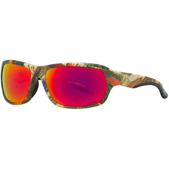 PIT VIPER The Actualbush Somox HDPV Polarized Red Sunglasses (E-SO-ACTBUSH-HCP-RD)