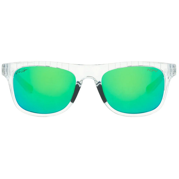 PIT VIPER The Bio Clear Highball HDPV Polarized Blue-Green Sunglasses (E-HB-THCLEAR-HCP-BG)