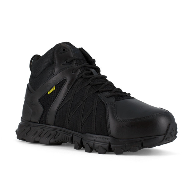 REEBOK Men's Trailgrip Work Black Alloy Toe Work Shoes (RB3405)