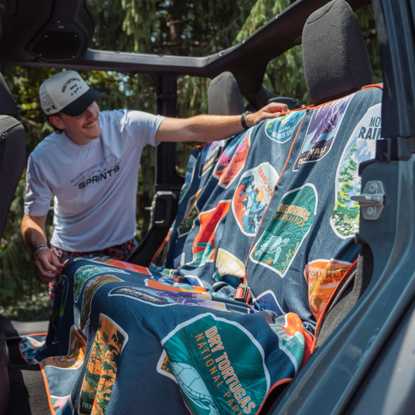 SPRINTS National Parks Bench Seat Cover Towel (266106680-3)