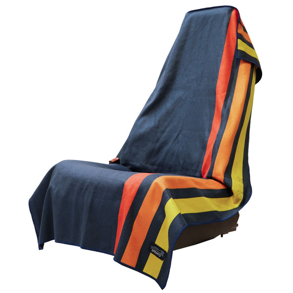SPRINTS Racing Stripes Car Seat Cover Towel with Snaps (2661022610-3)