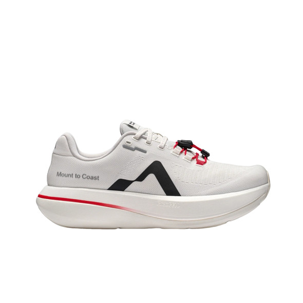 MOUNT TO COAST Men's C1 White/Red Running Shoes