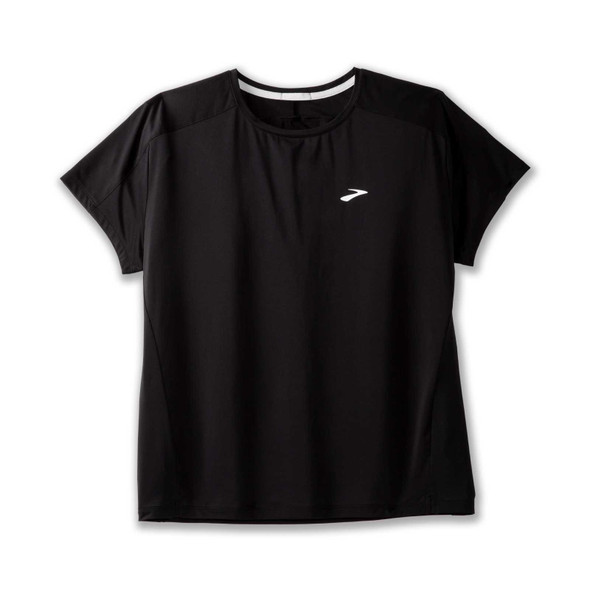BROOKS Women's Sprint Free 2.0 Black Short Sleeve Shirt