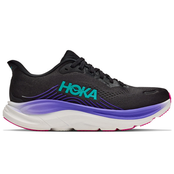 HOKA Women's Mach X 3 Black/Neon Nebula Running Shoes - Free Shipping