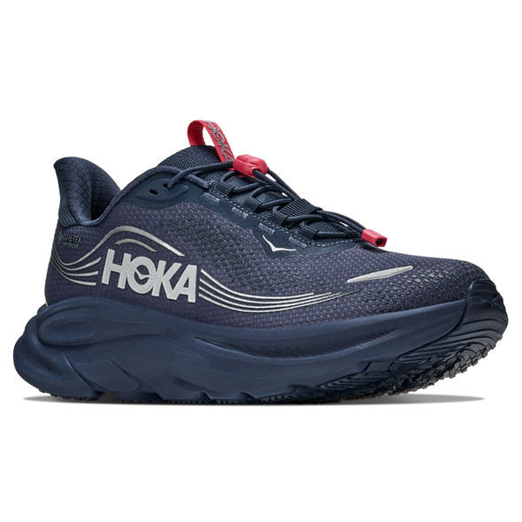 HOKA Women's Clifton 11 GTX Varsity Navy/Burnt Red Running Shoes