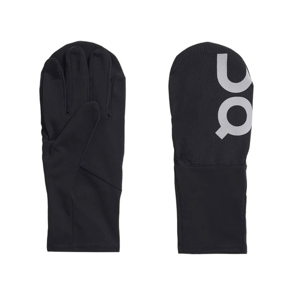 ON FOOTWEAR Unisex Core Black Gloves
