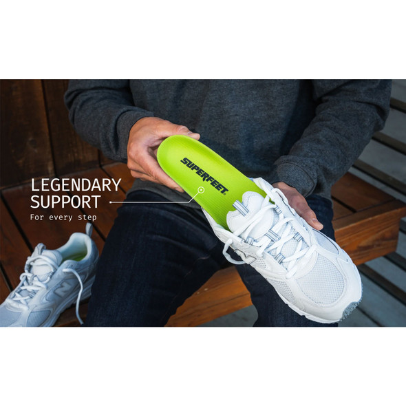 SUPERFEET All-Purpose Support High Arch Green Insoles