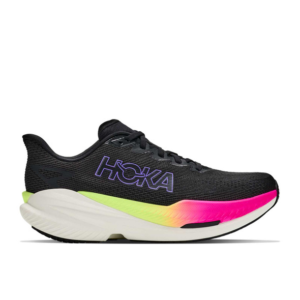 HOKA Men's Mach X 3 Black/Neon Nebula Running Shoes