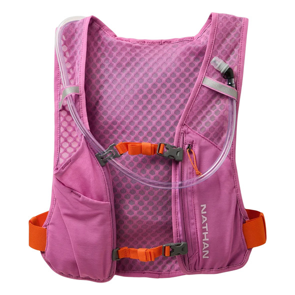 NATHAN SPORTS Quick Start 3.0 4L Fuchsia/Orange Blaze Hydration Pack (NS30770-20296-OSFM)