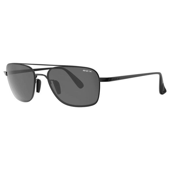 BEX Mach Matte Black/Gray Sunglasses (S115MBG)