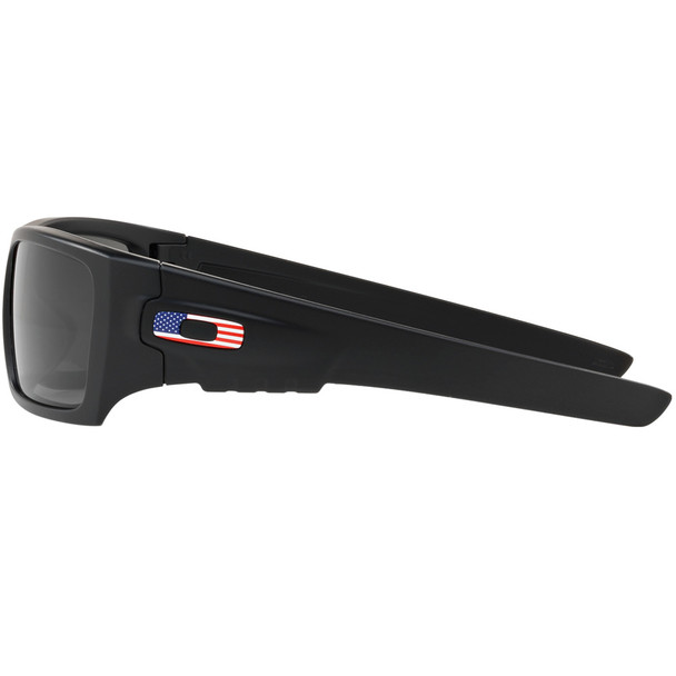OAKLEY SI Det Cord Matte Black/USA Flag Sunglasses (OO9253-11)