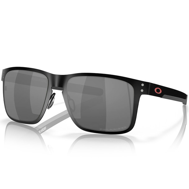 OAKLEY SI Holbrook Metal Matte Black with Prizm Black Sunglasses (OO4123-1755)