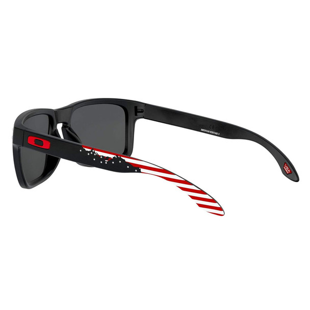 OAKLEY SI Holbrook Sunglasses with American Heritage Frame and Prizm Black Polarized Lens (OO9102-O555)