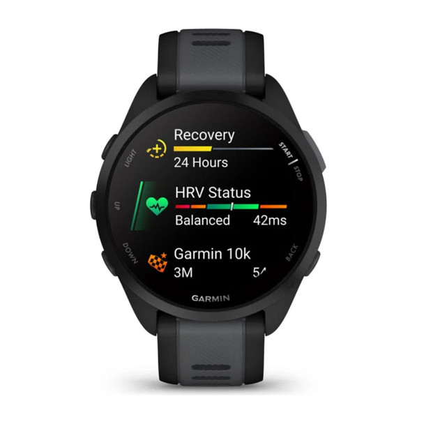 GARMIN Forerunner 165 Black/Slate Gray Smartwatch (010-02863-20)