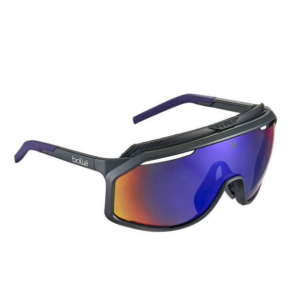 BOLLE Chronoshield Titanium Matte/Volt+ Ultraviolet Polarized Lenses Sunglasses (BS018002)