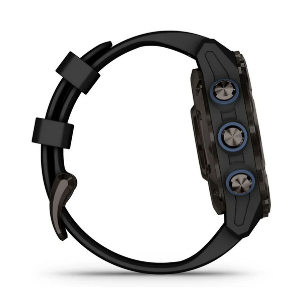GARMIN Descent Mk3i 43mm Carbon Gray DLC Titanium Dive Computer/Smartwatch with Black Silicone Band (010-02753-10)