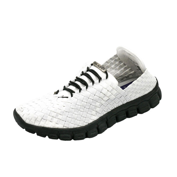 White Metallic/Black