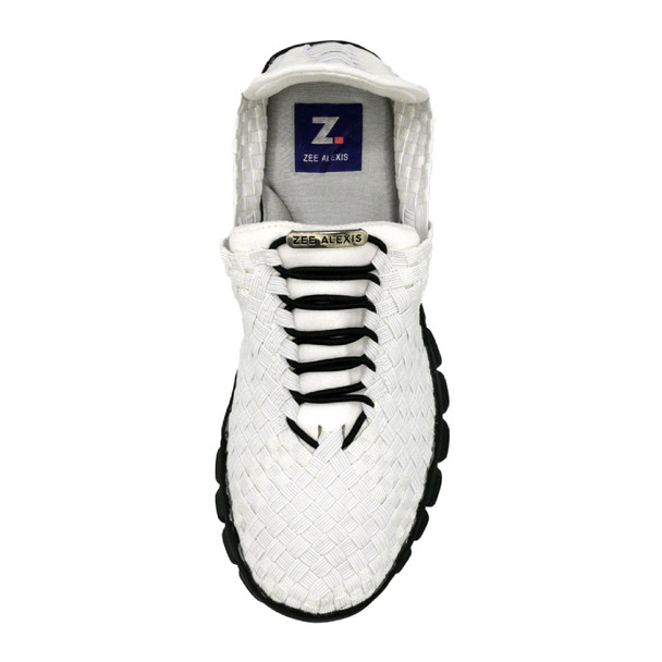 White Metallic/Black