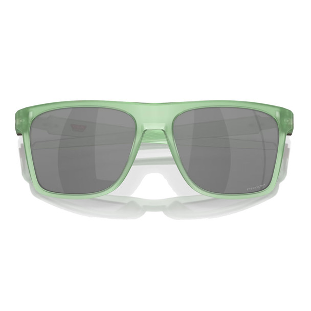 OAKLEY Leffingwell Green Matte Trans Jade Frame/ Prizm Black Lenses Sunglasses (OO9100-1757)