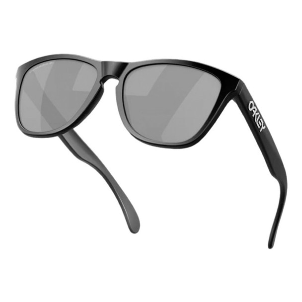 OAKLEY Frogskins Sunglasses Matte Black Frame and Prizm Black Polarized Lenses (OO9245-8754)