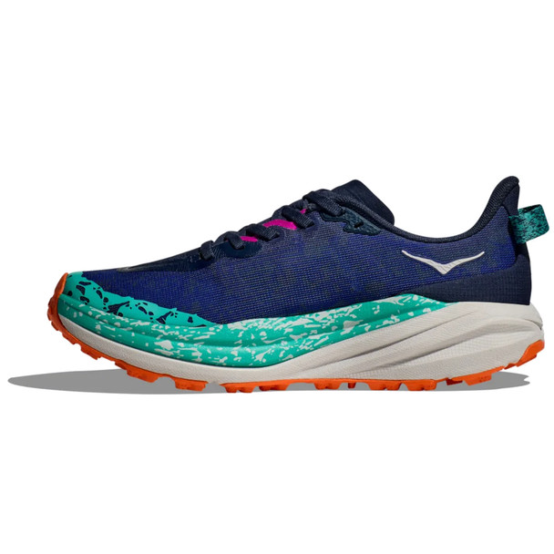 HOKA Women's Speedgoat 6 Varsity Navy/Meteor Running Shoes (1147811-VYM)