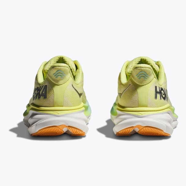 HOKA Women's Clifton 9 Citrus Glow/Sunlit Ocean Running Shoes (1127896-CGSO