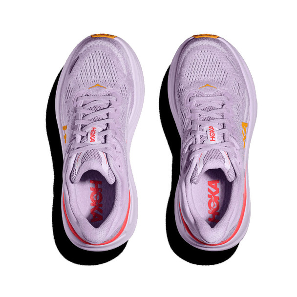 HOKA Women's Bondi 9 Aster Flower/Starlight Glow Running Shoes