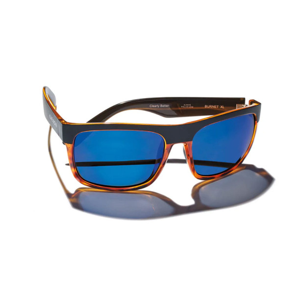 KAENON Burnet XL Matte Black/Tortoise Pacific Blue Sunglasses (036MBTONK-UBLU)