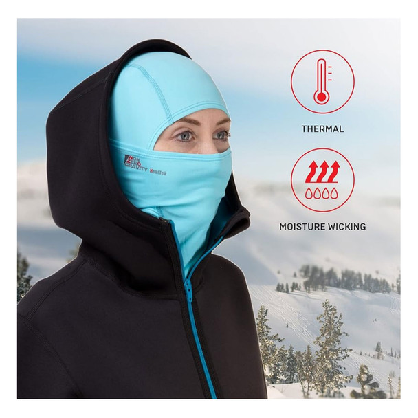 NONZERO GRAVITY HeatTek Winter Dodger Blue Balaclava Active Face Mask (NZ-H60-DodgerBlue)