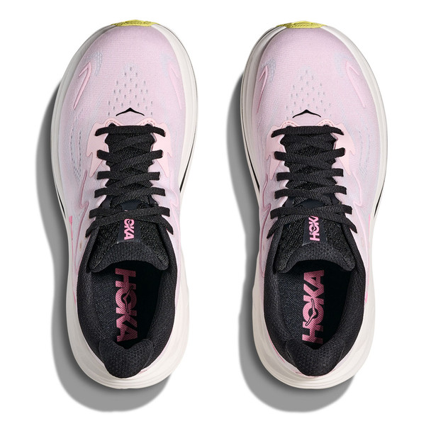 HOKA Women's Clifton 10 Wide Carnation/Starlight Glow Running Shoes