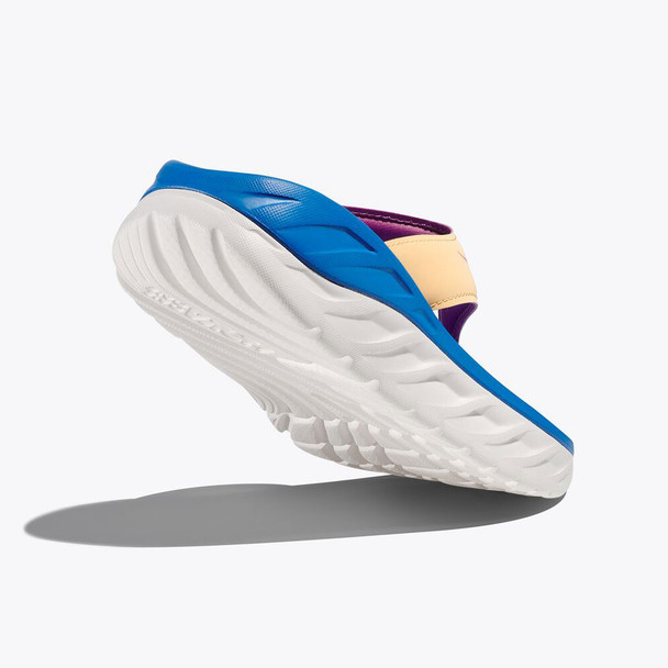 HOKA Women's Ora Recovery Impala/Coastal Sky Flip Sandals