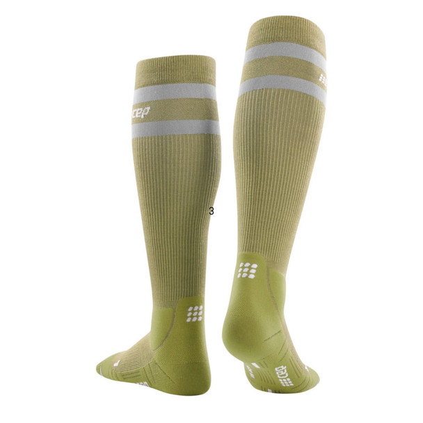 CEP Women's 80's Hiking Olive/Grey Compression Socks