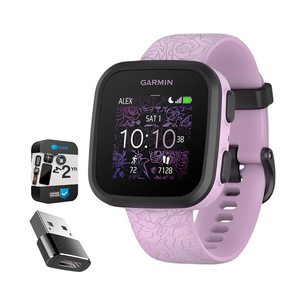 GARMIN Bounce Lilac Floral Smartwatch 010-02448-01