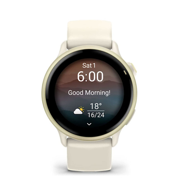 GARMIN Vivoactive 6 Lunar Gold/Bone Band Smartwatch 010-02985-01