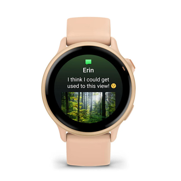 GARMIN Vivoactive 6 Metallic Pink Dawn/Pink Dawn Band Smartwatch 010-02985-03