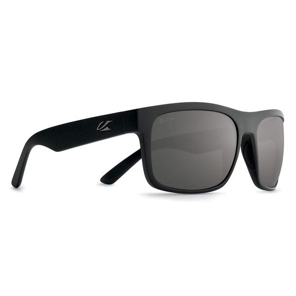 KAENON Burnet XL Polarized Sunglasses with Black Label Frame and Ultra Black Mirror Lens (036BKLAGN-UBLK)