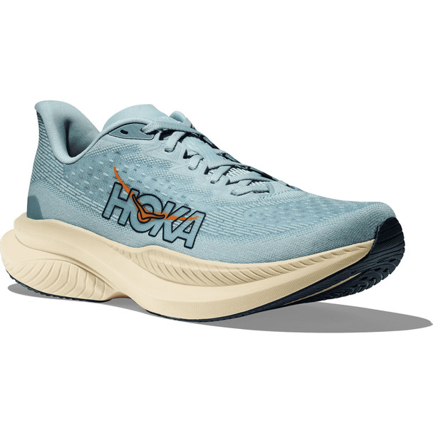 HOKA Men's Mach 6 Clear Sea/Sea Water Running Shoes