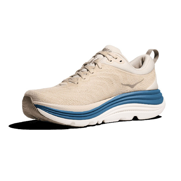 HOKA Men's Gaviota 5 Wide Birch/Foggy Night Running Shoes