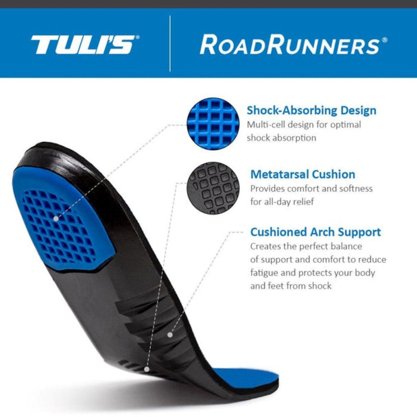 MEDIDYNE Tuli's Road Runners Blue Insoles