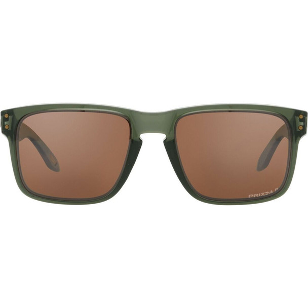 OAKLEY Men's Holbrook Olive Ink Frame/Prizm Tungsten Polarized Lenses Sunglasses (OO9102-W855)
