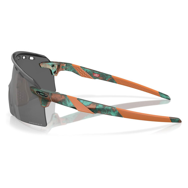 OAKLEY Encoder Strike Vented Matte Copper Patina Frame/ Prizm Black Lenses Sunglasses (OO9235-1539)