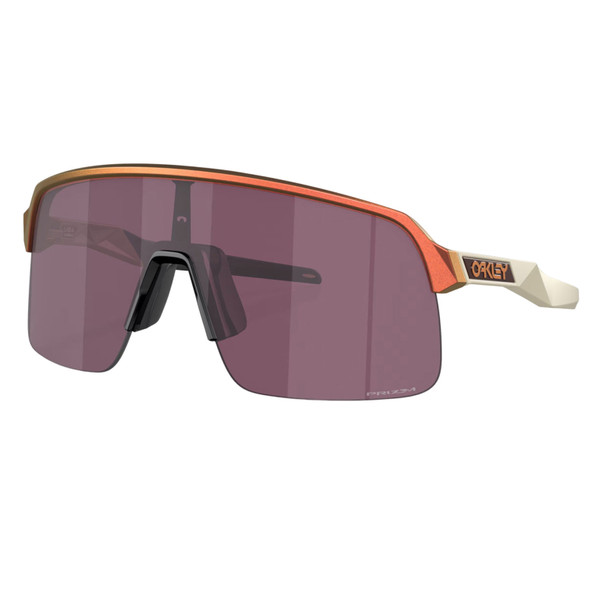 OAKLEY Sutro Lite Chrysalis Collection Sunglasses with Matte Red Gold Colorshif Frame and Prizm Road Black Lens (OO9463-5839)