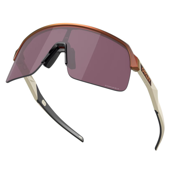 OAKLEY Sutro Lite Chrysalis Collection Sunglasses with Matte Red Gold Colorshif Frame and Prizm Road Black Lens (OO9463-5839)